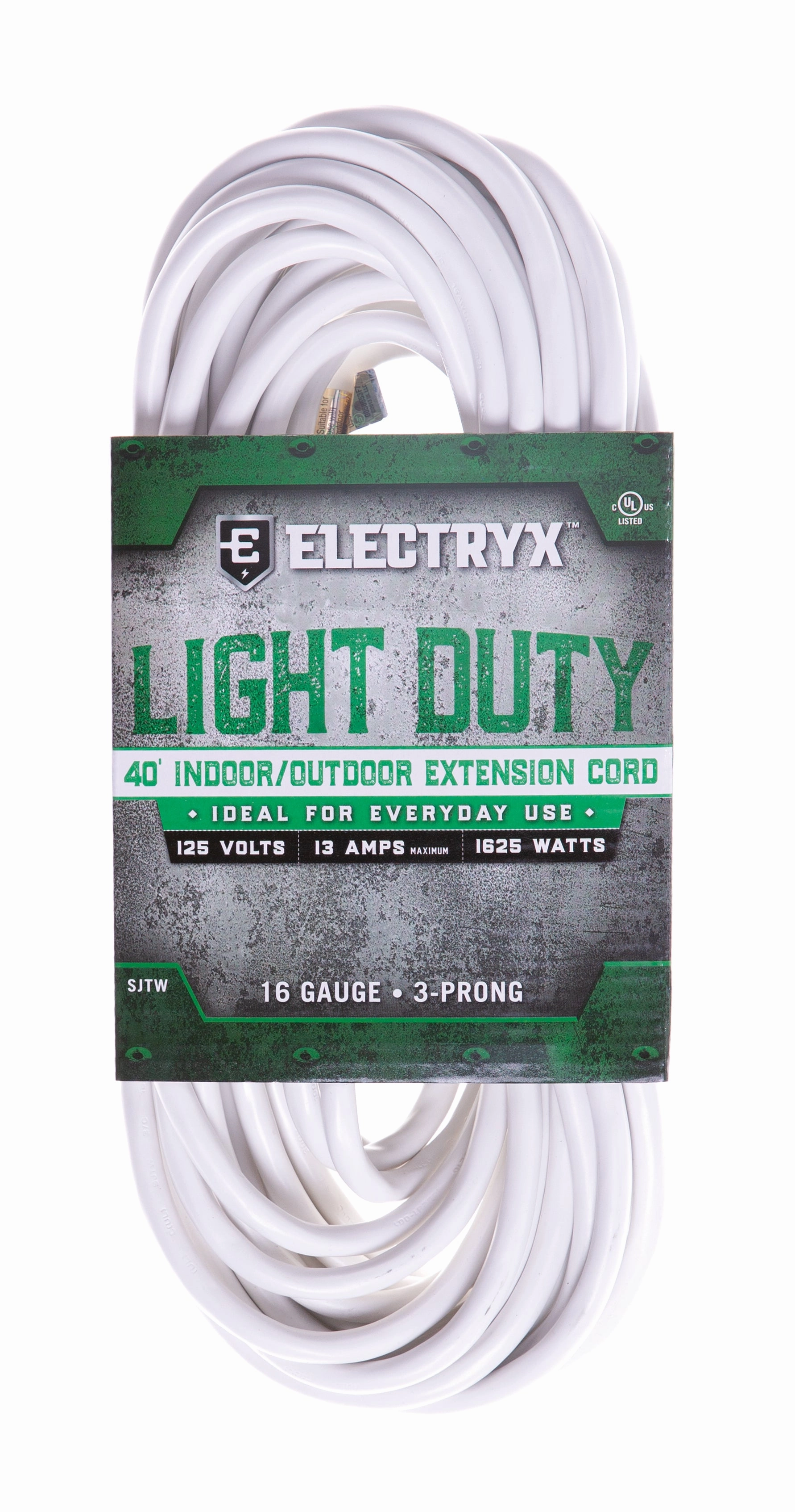 40ft Light Duty Indoor/Outdoor Extension Cord - 16 Gauge