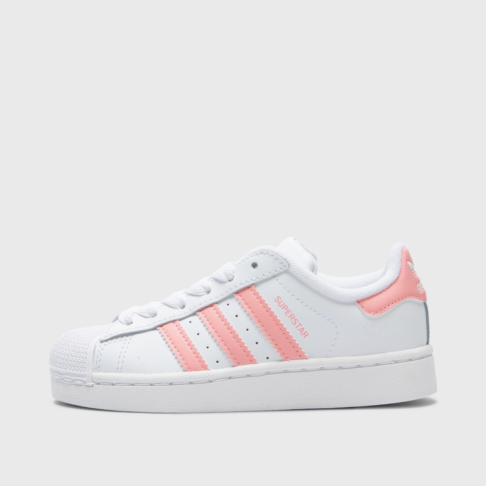 adidas Children's Superstar II White / Semi Pink Spark