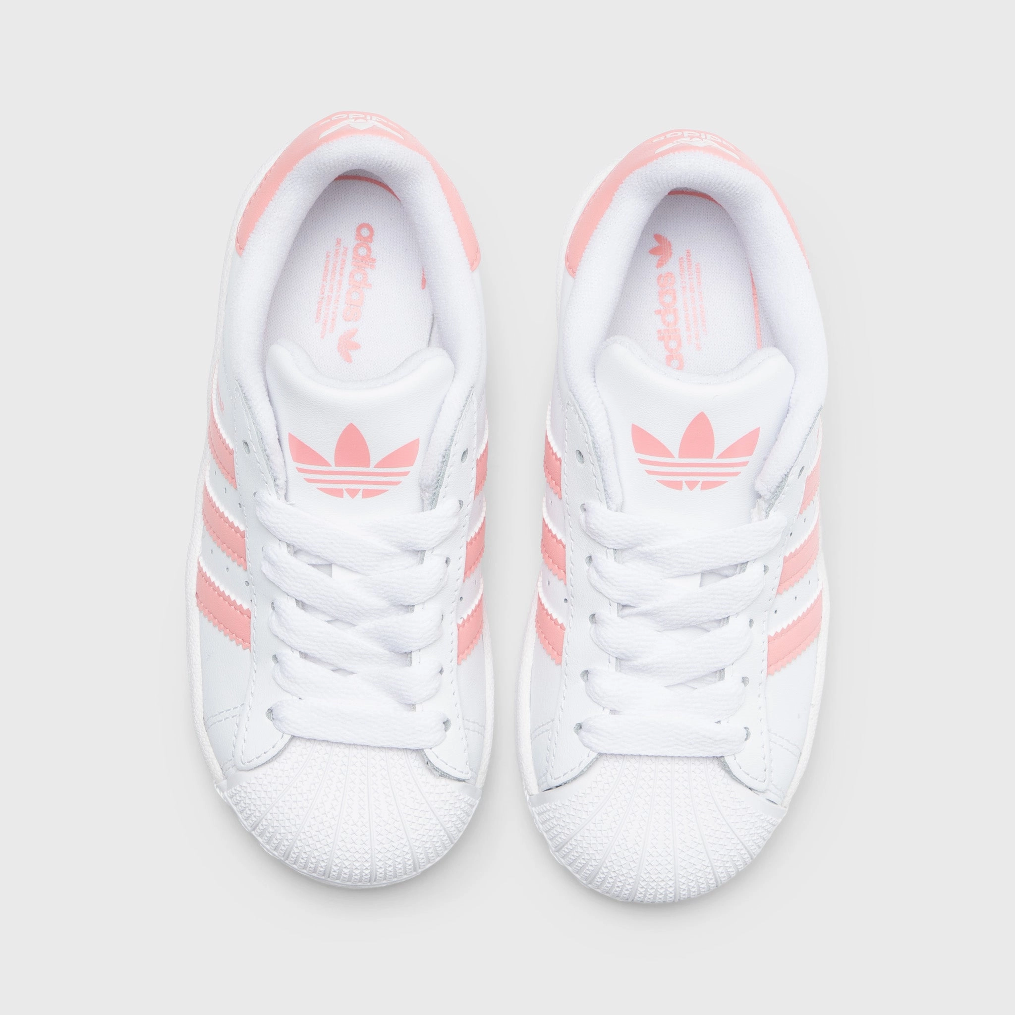 adidas Children's Superstar II White / Semi Pink Spark