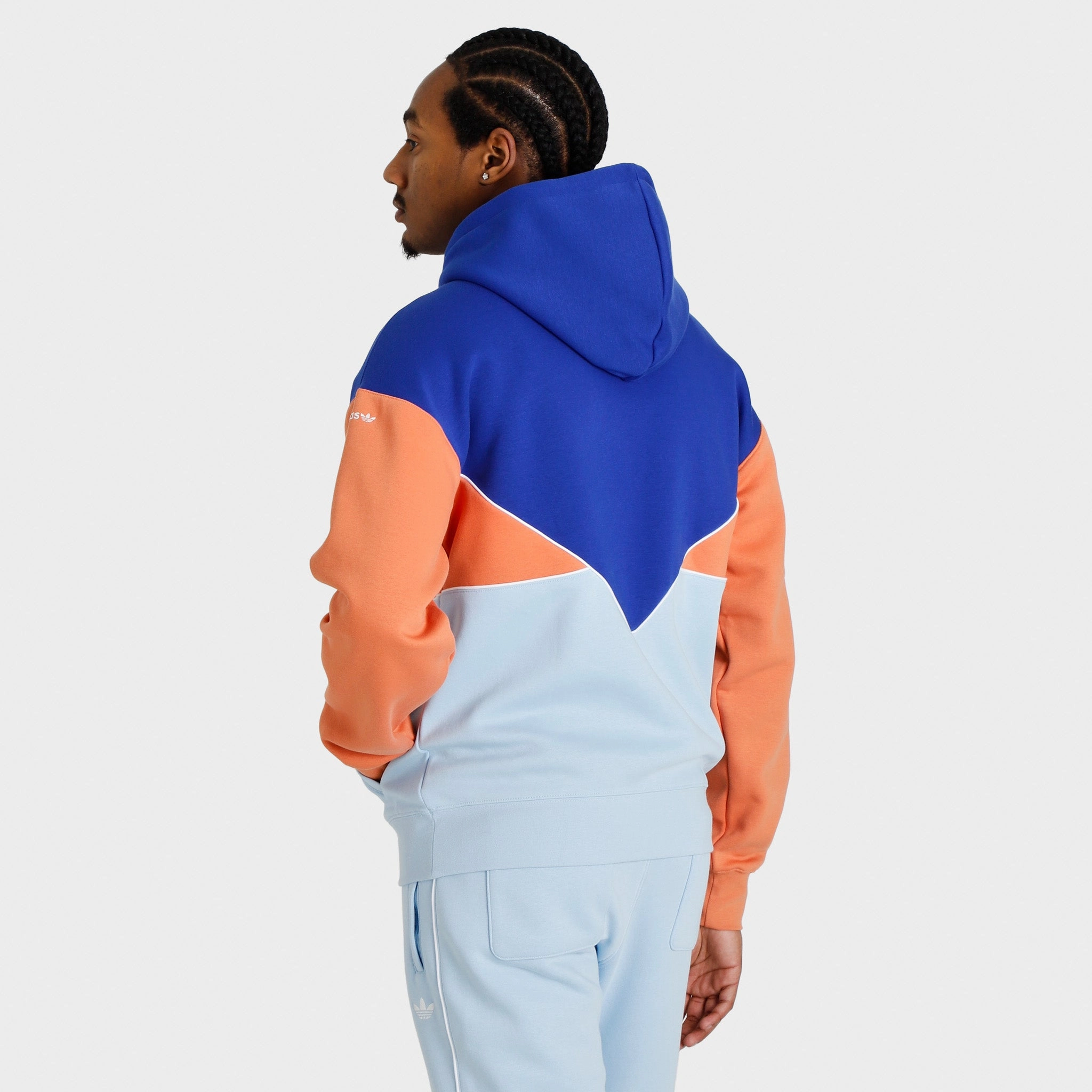 adidas Coloardo Pullover Hoodie Semi Lucid Blue / Clear Sky - Hazy Copper