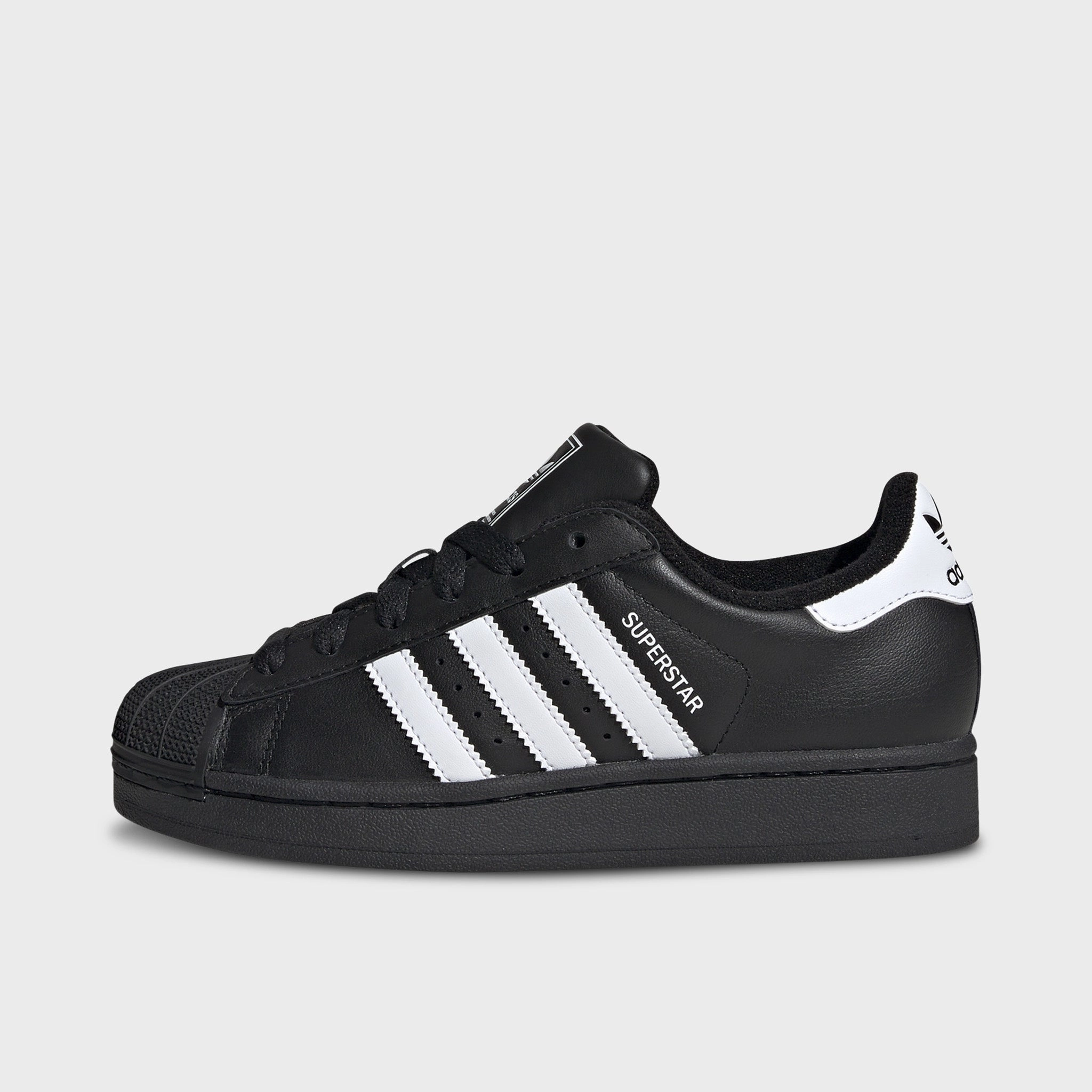 adidas Juniors' Superstar II Core Black / White
