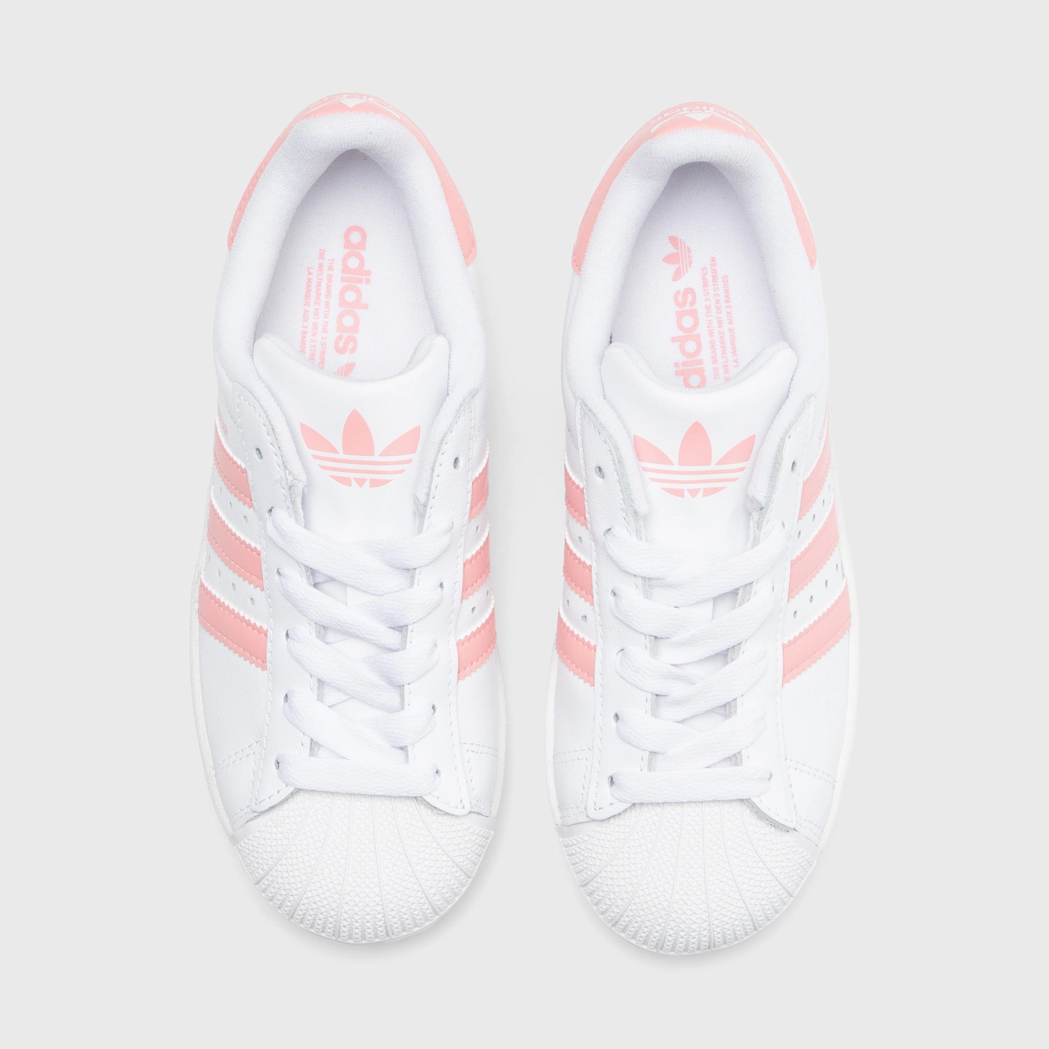 adidas Juniors' Superstar II White / Semi Pink Spark