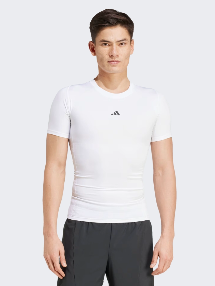 Adidas Techfit Compression Men Training Baselayer White