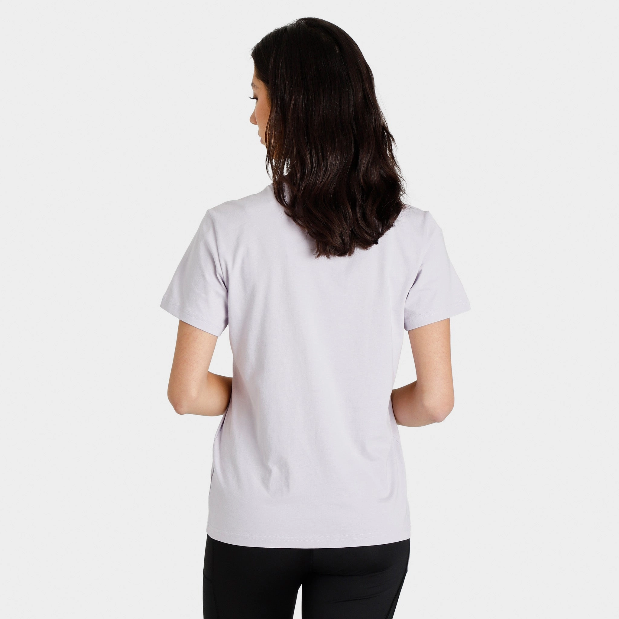 adidas Women's Floral Badge of Sport Graphic T-shirt / Silver Dawn