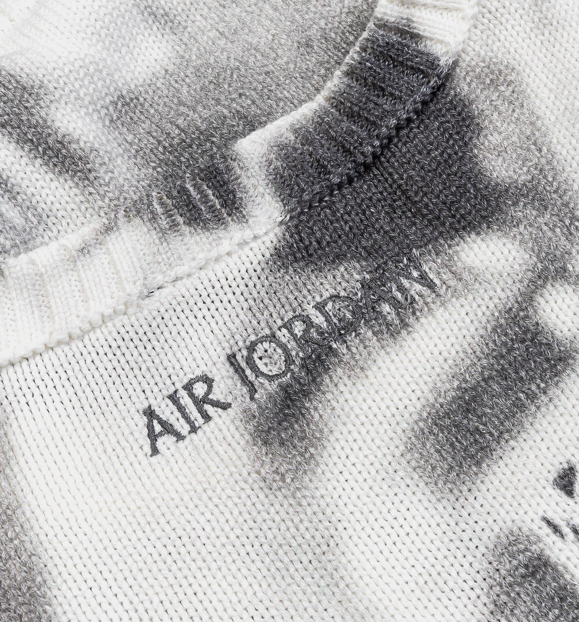 Air Jordan Knit Mens Sweater - Sail/Grey