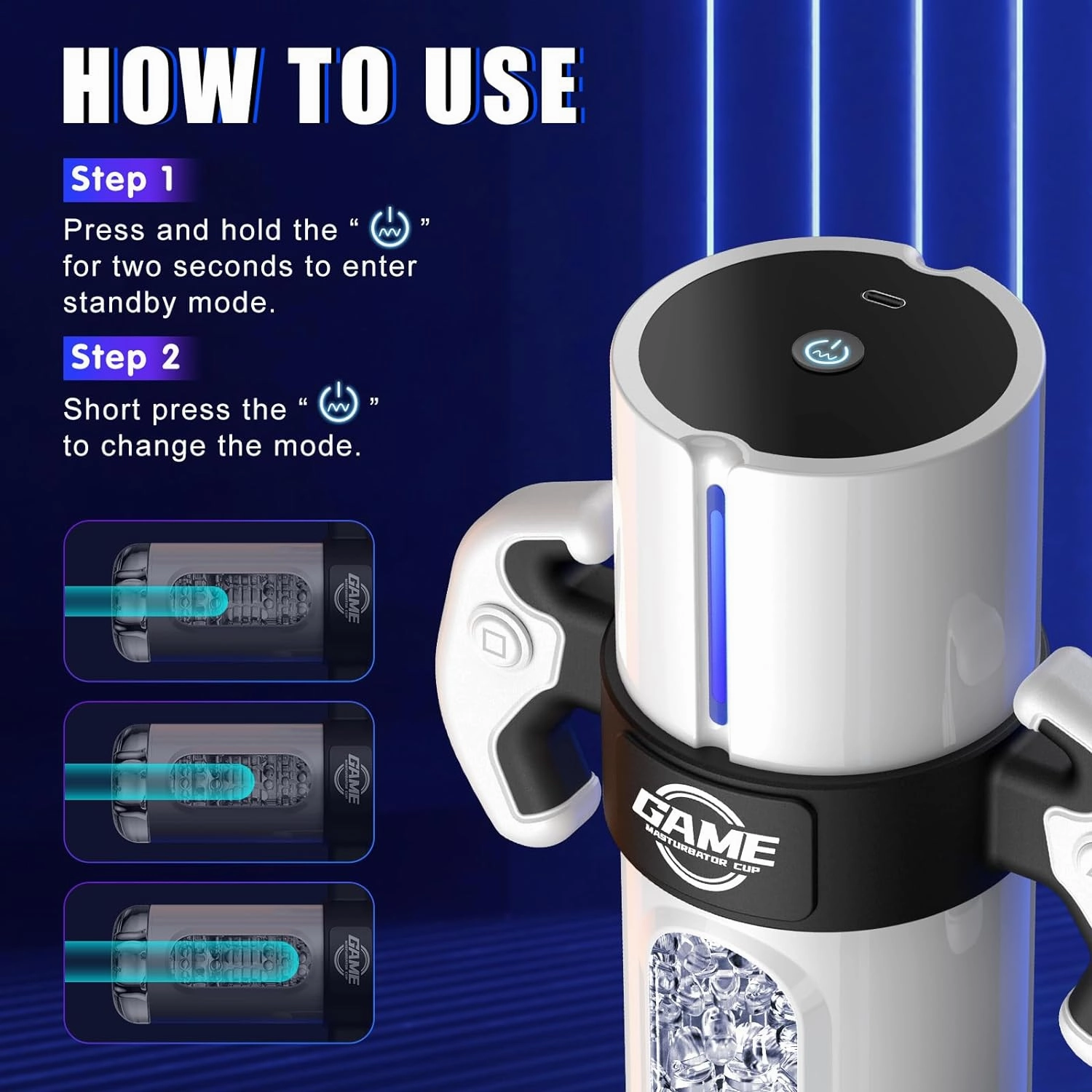AMOVIBE Sex Toy with 9 Thrusting & Vibration Settings