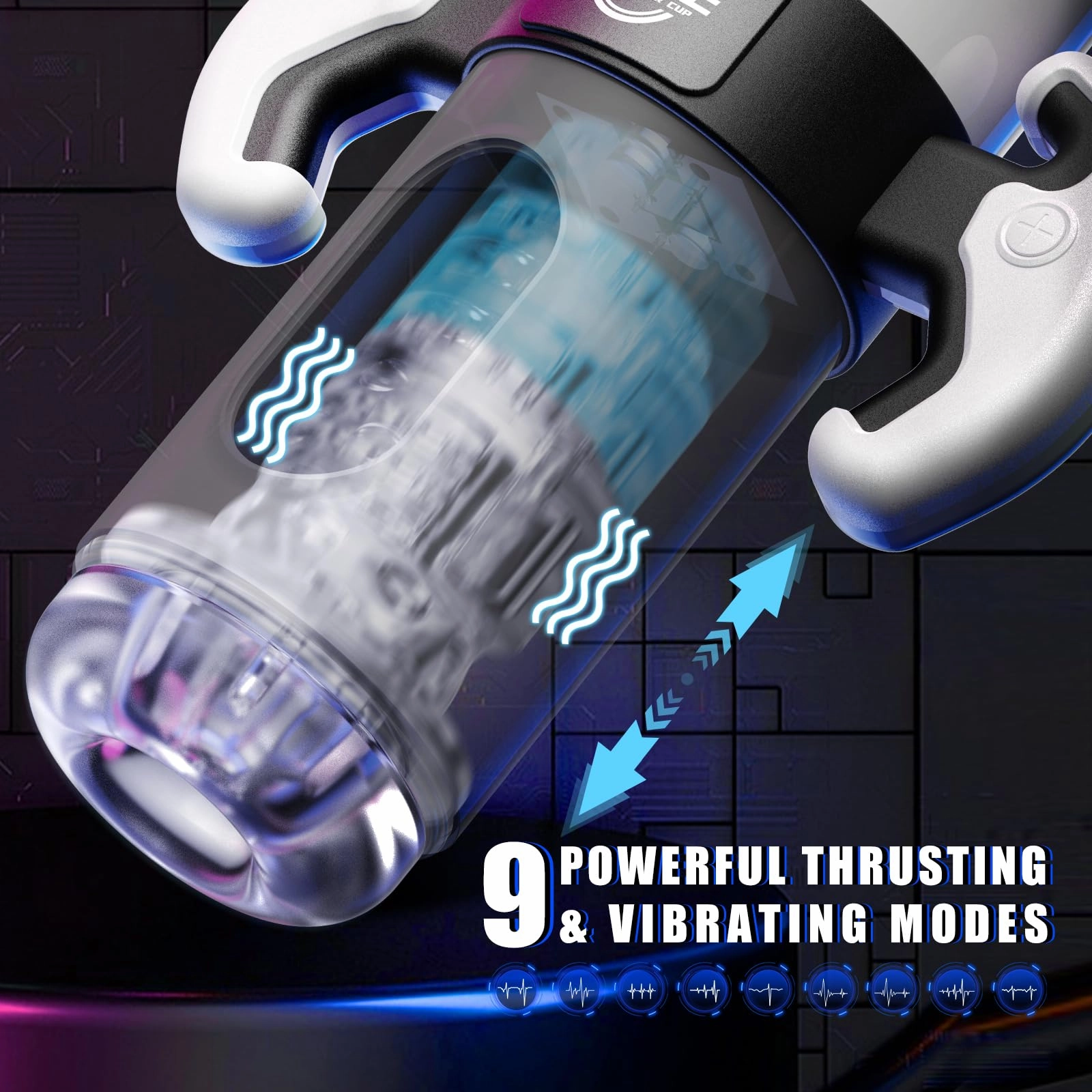 AMOVIBE Sex Toy with 9 Thrusting & Vibration Settings