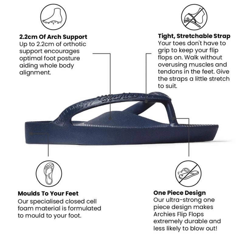 Archies Arch Support Adult Thongs