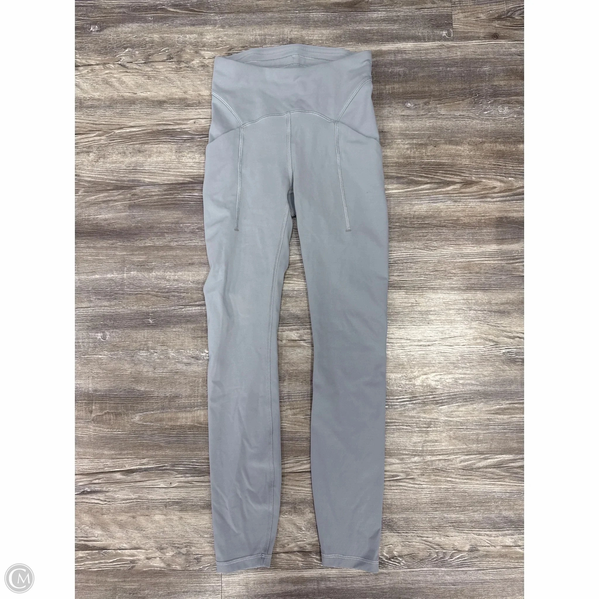 Athletic Leggings By Lululemon In Grey, Size: 2