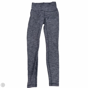 Athletic Leggings By Lululemon In Grey, Size: 4