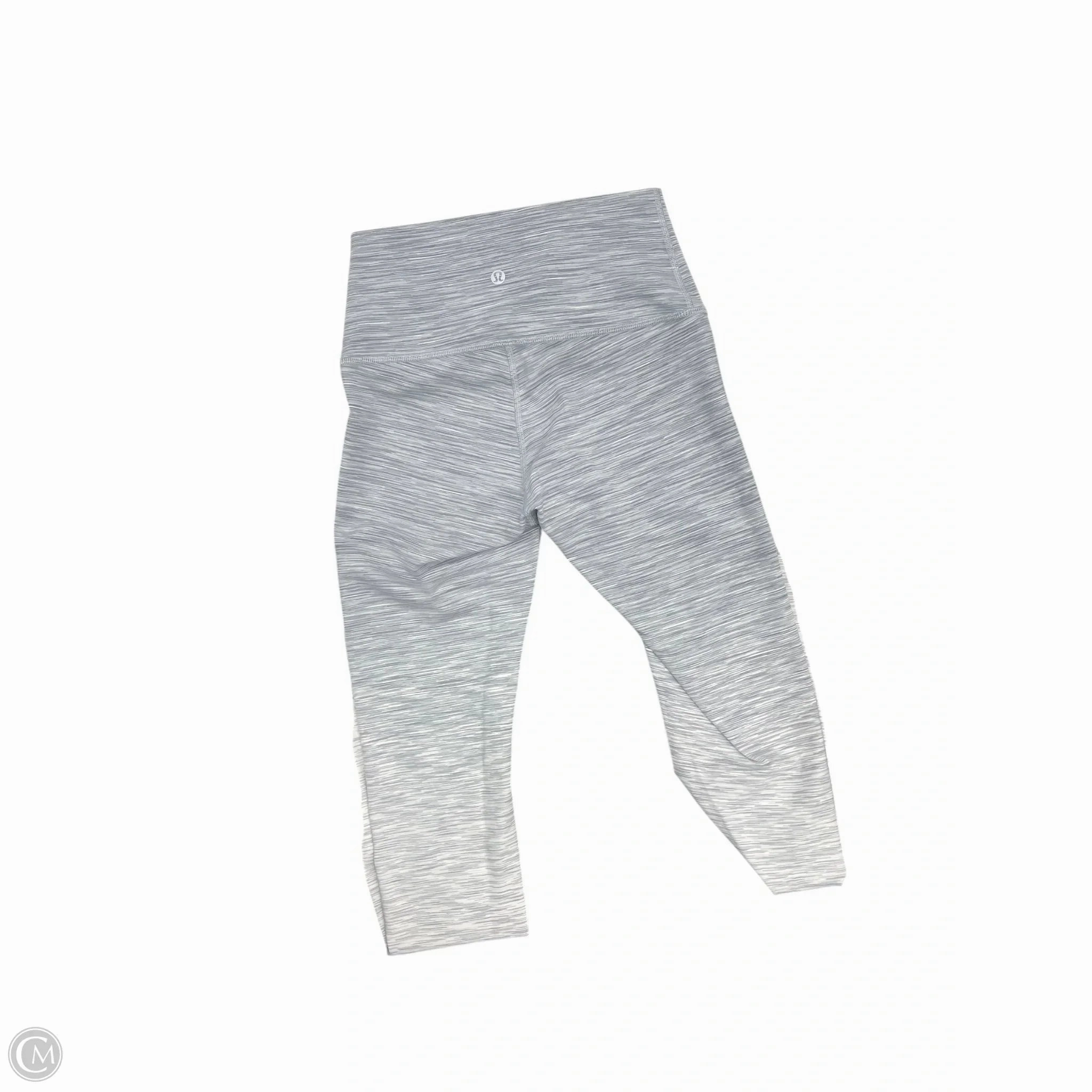 Athletic Leggings By Lululemon In Grey, Size: 4