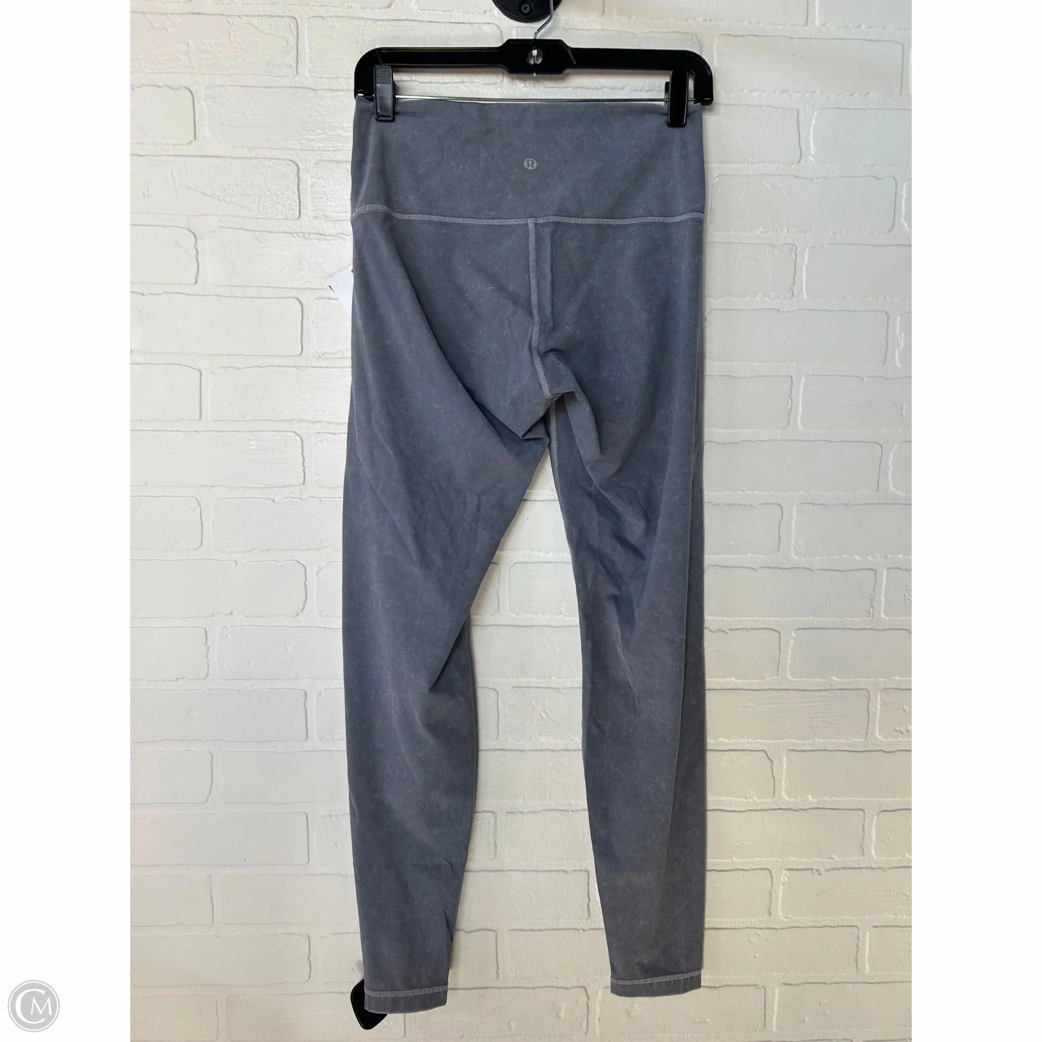 Athletic Leggings By Lululemon In Grey, Size: 8