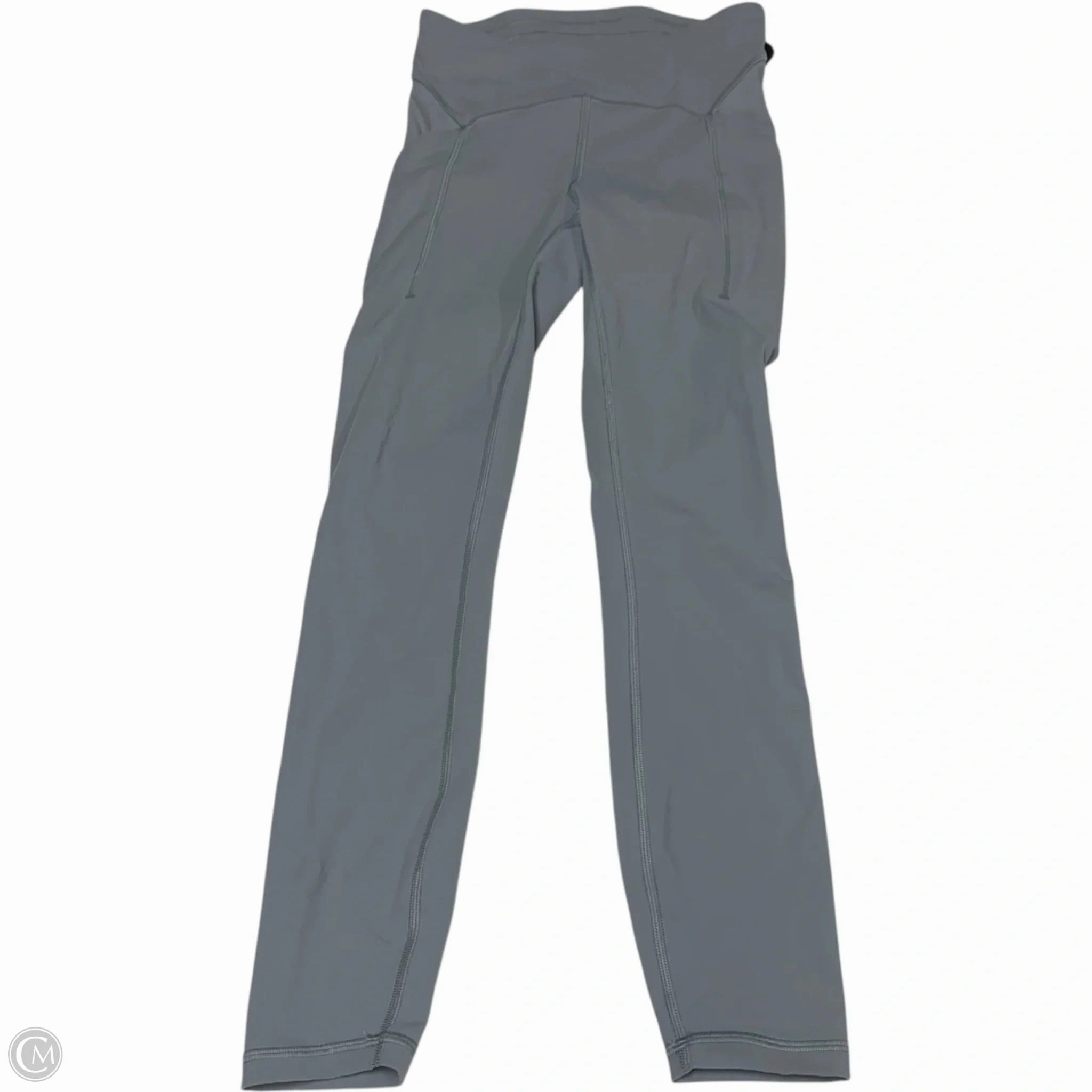 Athletic Leggings By Lululemon In Grey, Size: S
