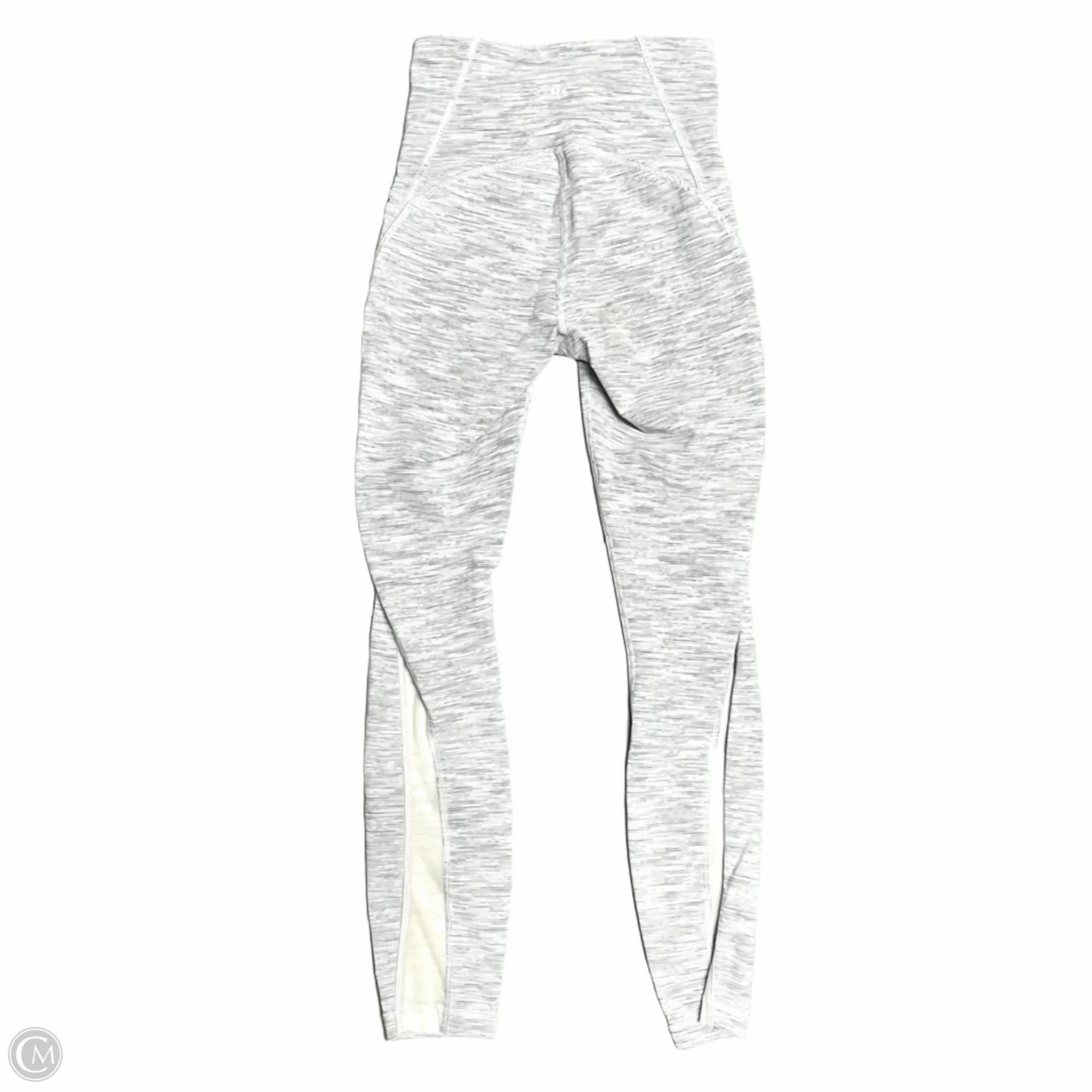 Athletic Leggings By Lululemon In Grey, Size: Xs
