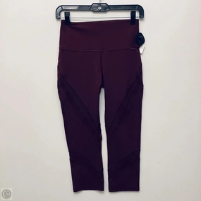 Athletic Leggings By Lululemon In Maroon, Size: M