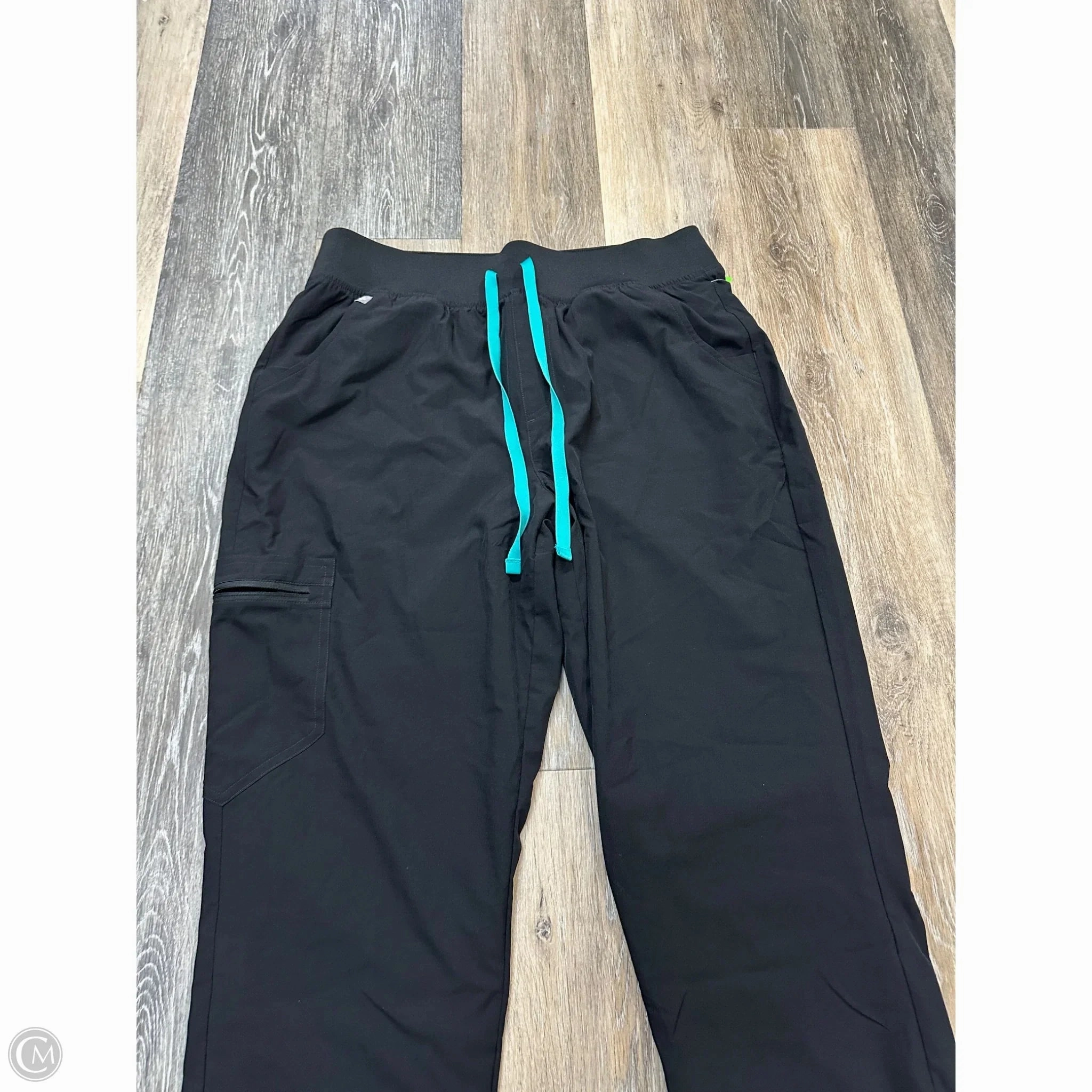 Athletic Pants By Figs In Black, Size: L