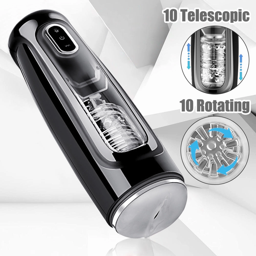 Automatic Telescopic Rotation Male Masturbator for Men Sex Machine Masturbation