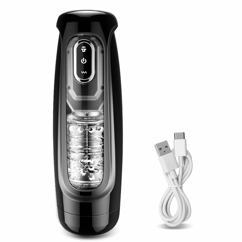 Automatic Telescopic Rotation Male Masturbator for Men Sex Machine Masturbation