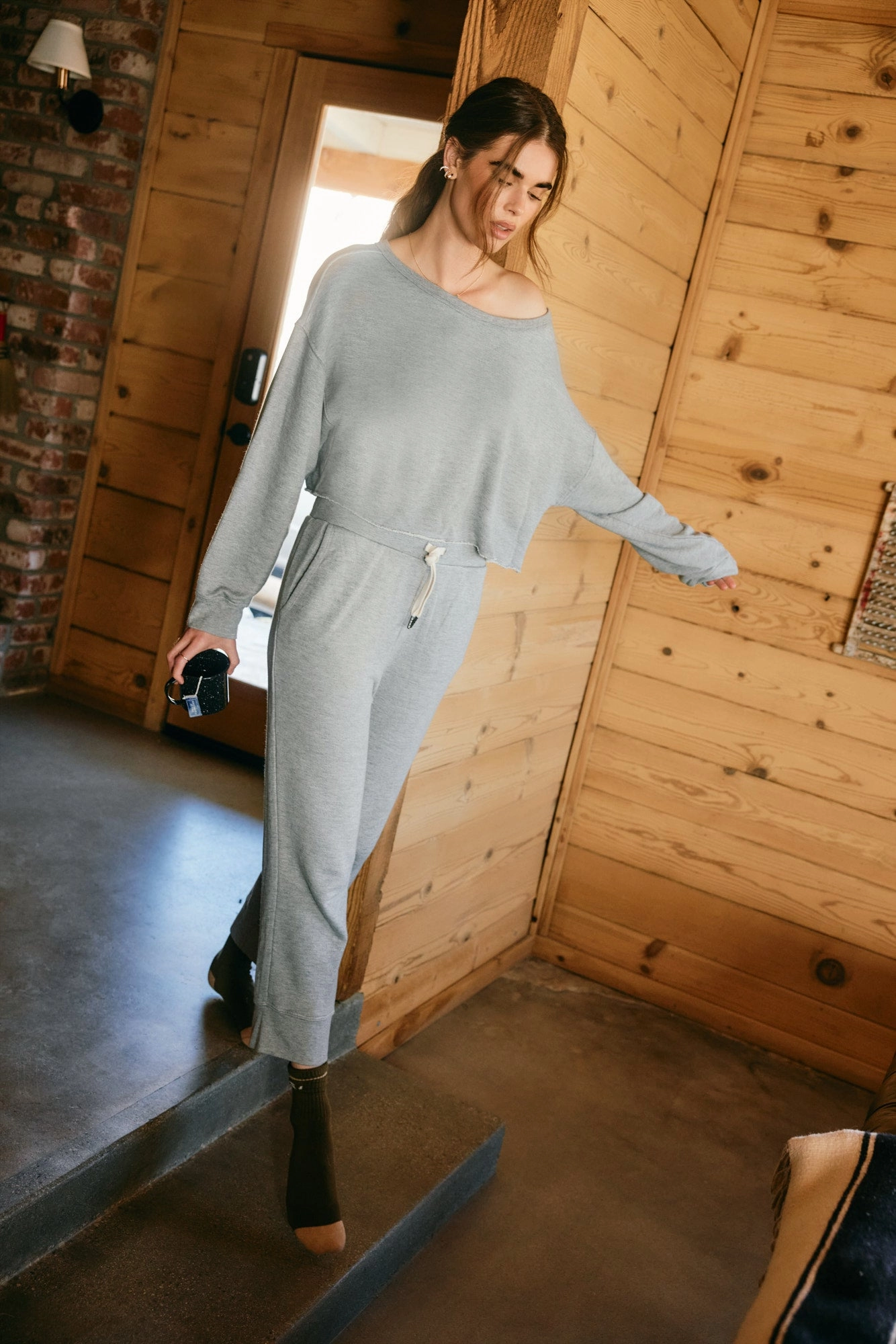 Bella Off Shoulder Sweatshirt