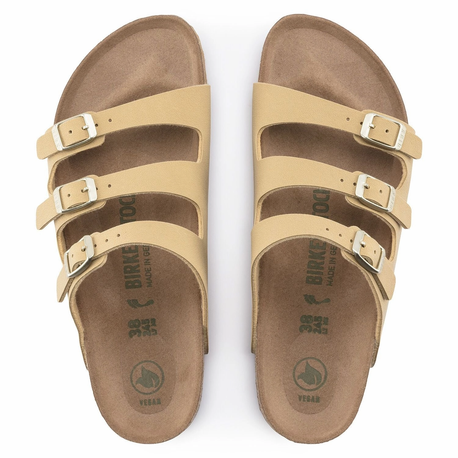 Birkenstock Florida BFNB Earthy Vegan Latte Cream 1019435