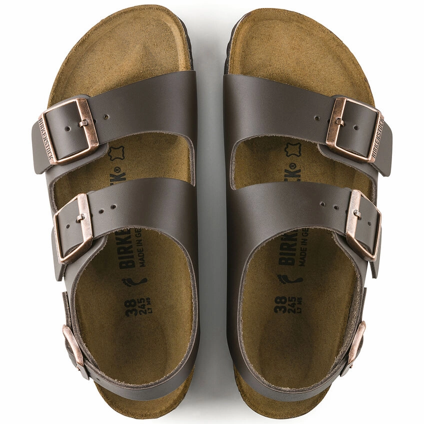 Birkenstock Milano-DK Brown Leather 34101