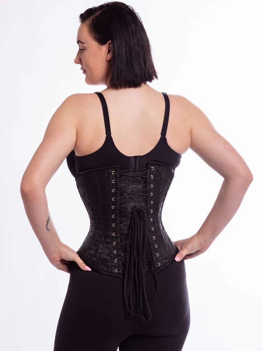 Brocade Romantic Curve Longline Underbust Corset : CS-345