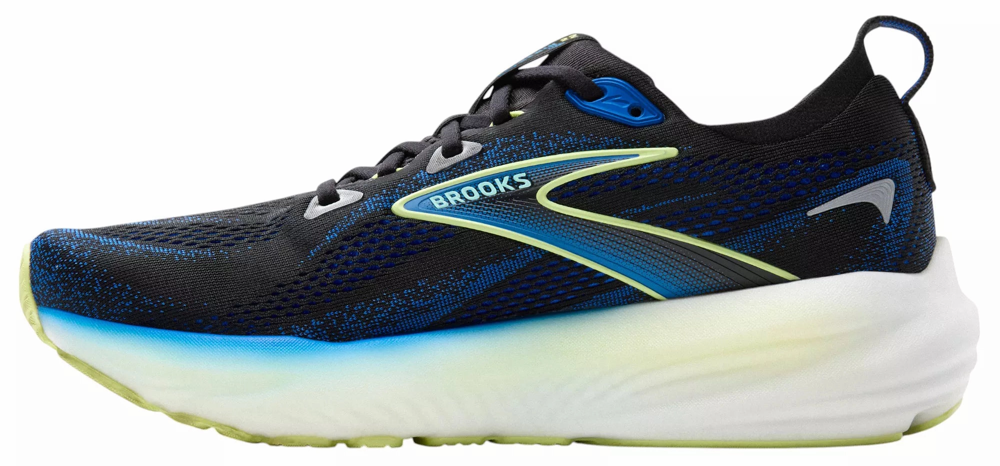 Brooks Glycerin 22 (Black/Cobalt/Neo Yellow) - Men's