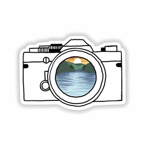 Camera Nature Sticker - Multicolor Lens