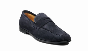 Capri - Navy Suede