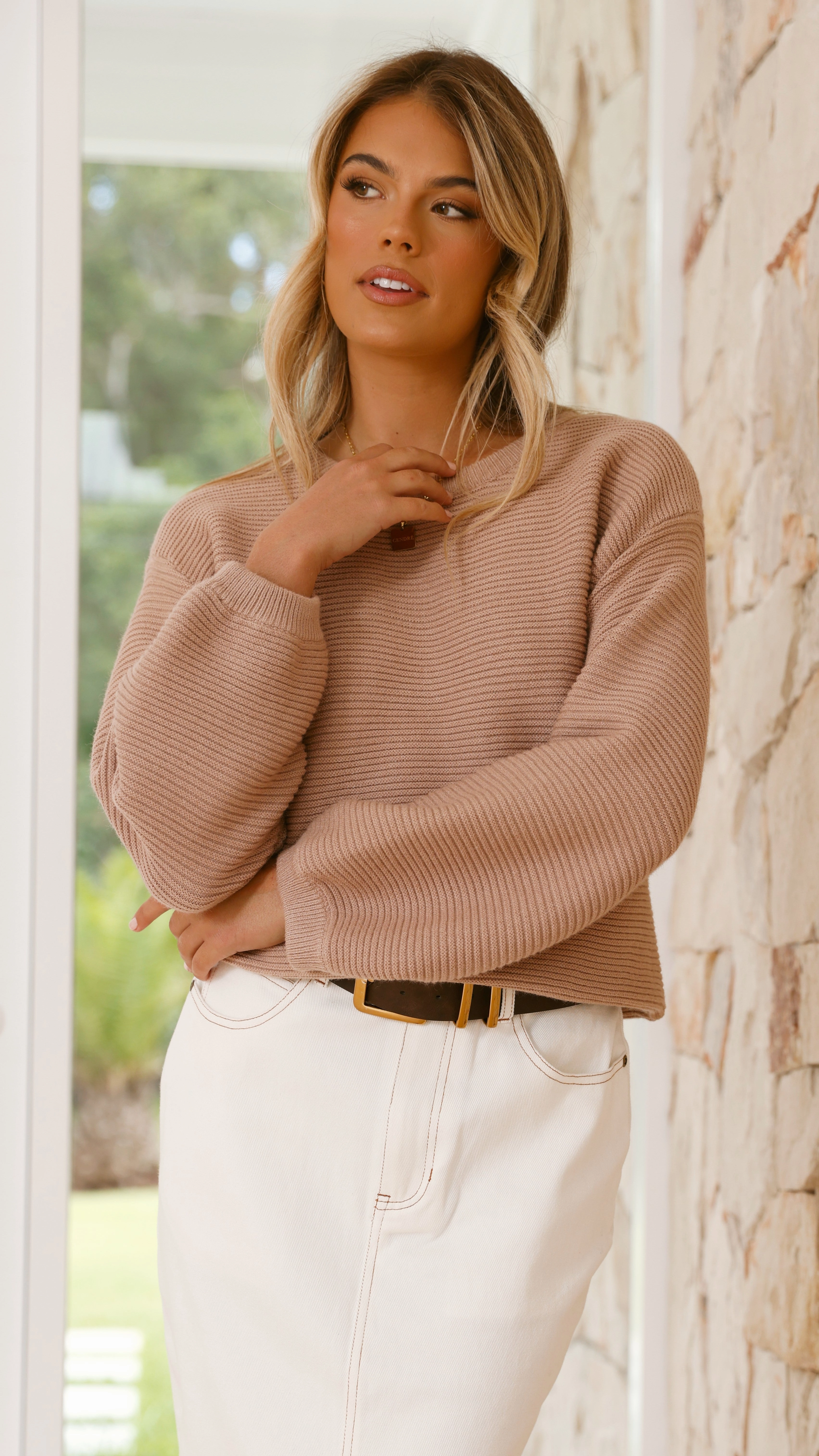 Carmel Knit - Mocha
