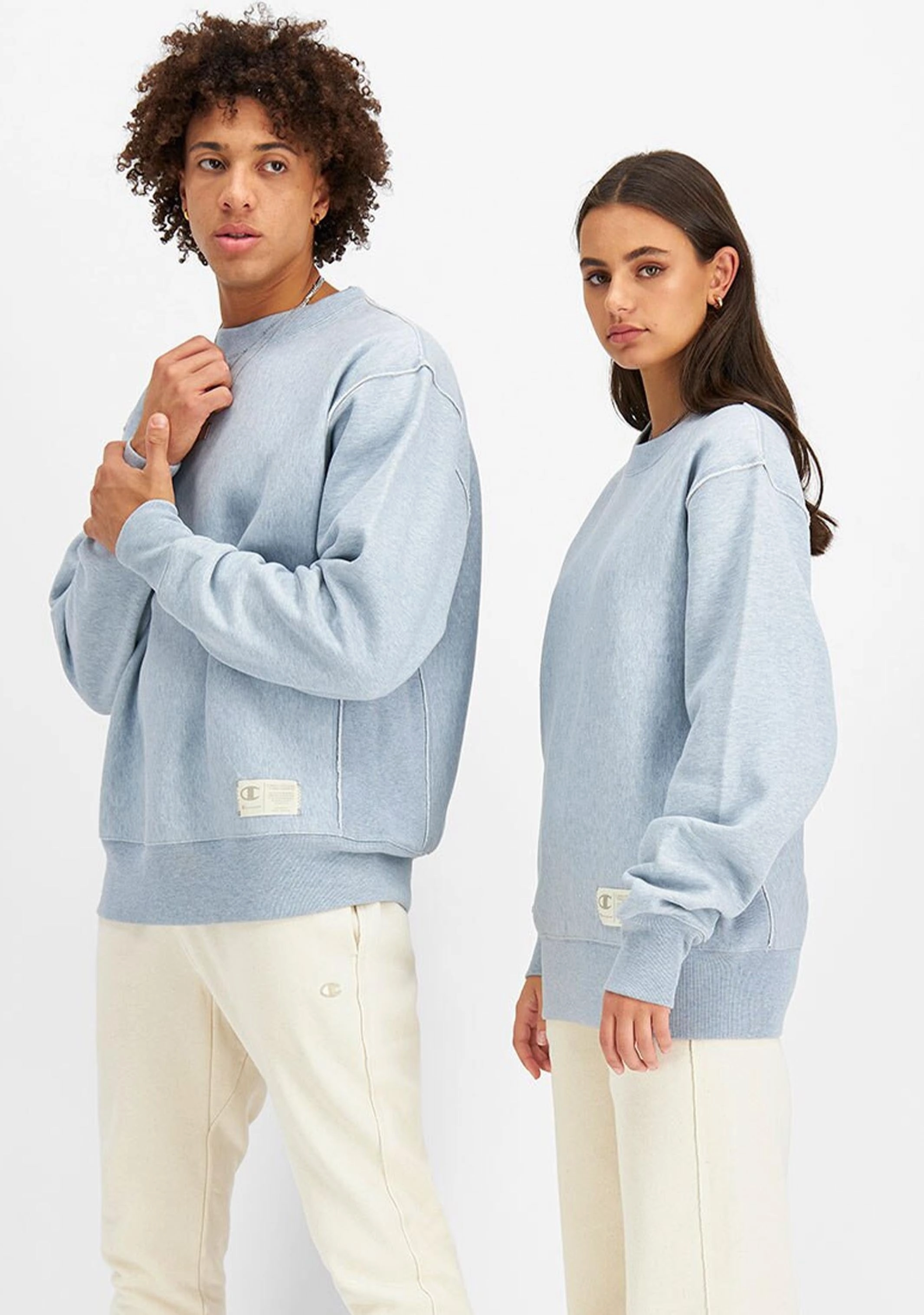 Champion Mens Lifestyle Natural State Crew
