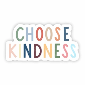 Choose Kindness Sticker - Multicolor Text