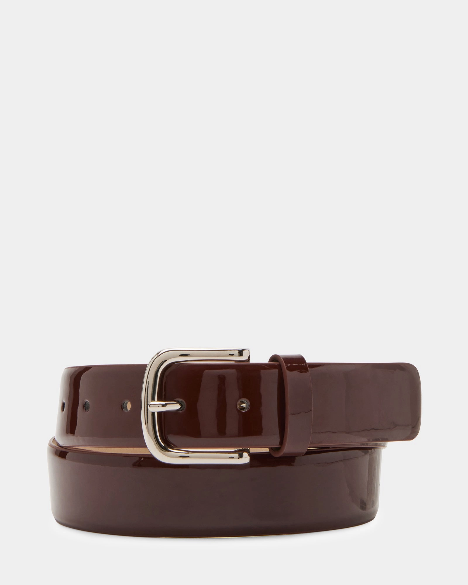 CLASSIC PATENT BELT WINE