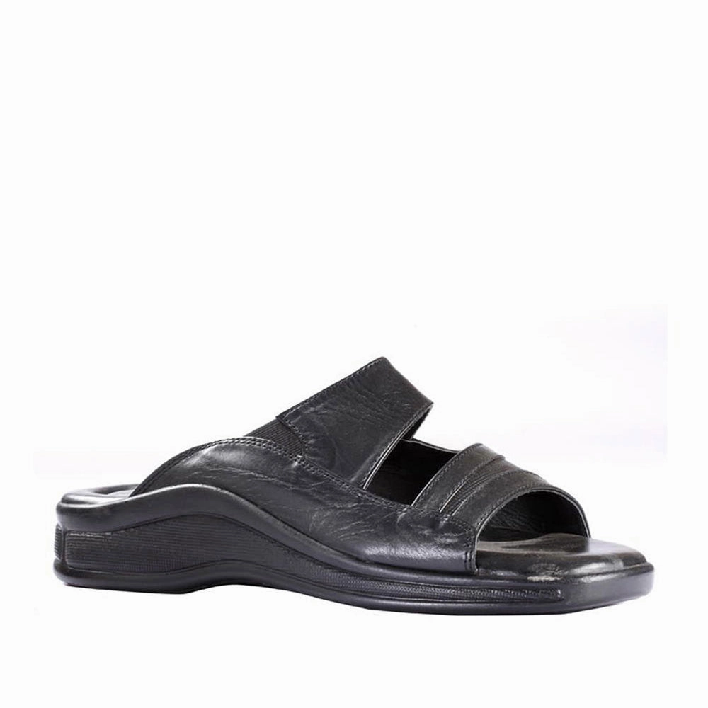 Coolers Casual Black Slippers For Men 2050-06 By Liberty