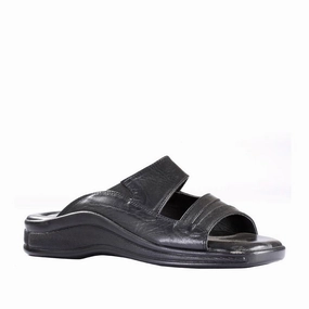 Coolers Casual Black Slippers For Men 2050-06 By Liberty