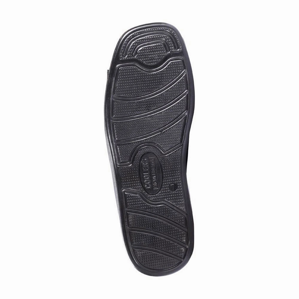 Coolers Casual Black Slippers For Men 2050-06 By Liberty