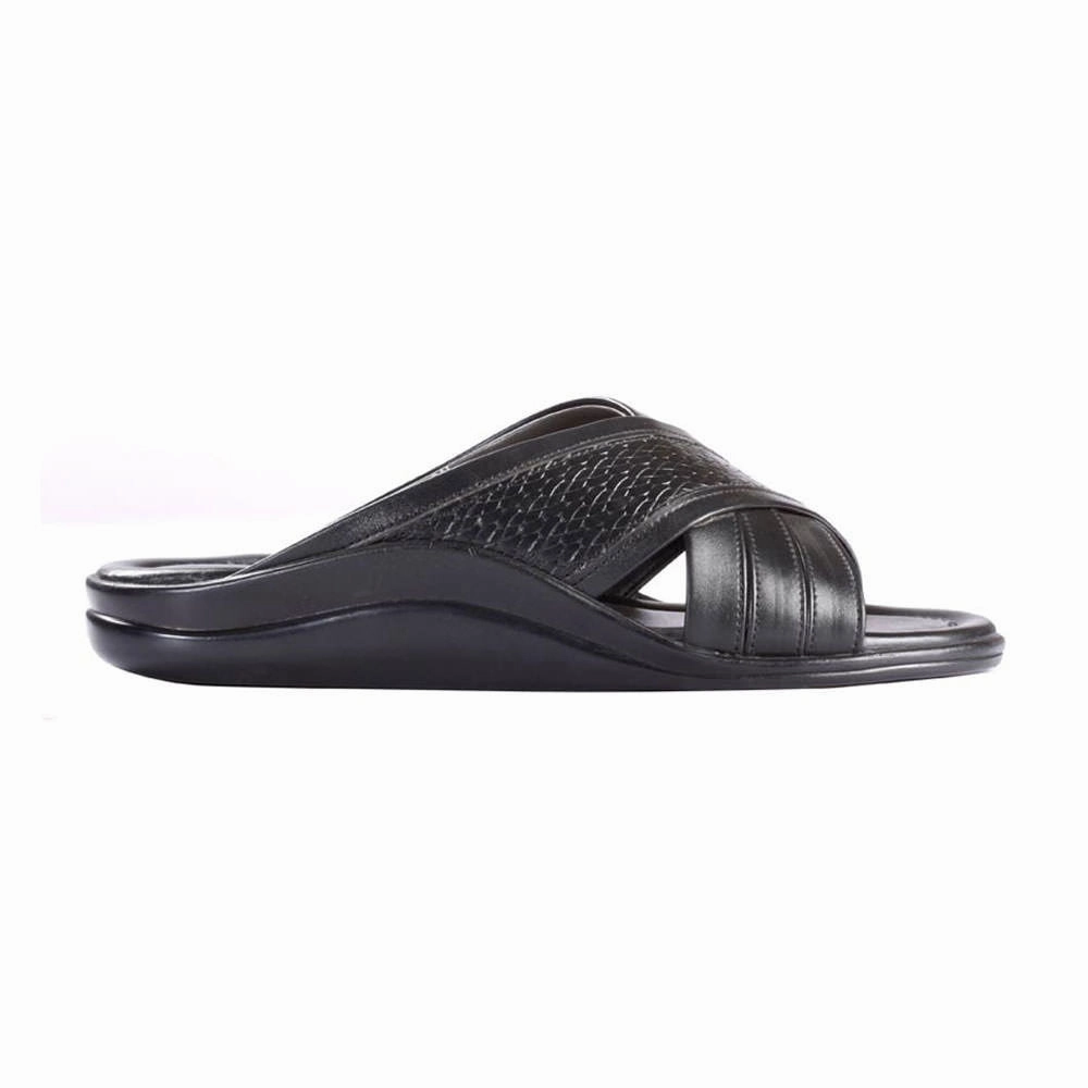 Coolers Casual Black Slippers For Men DON By Liberty