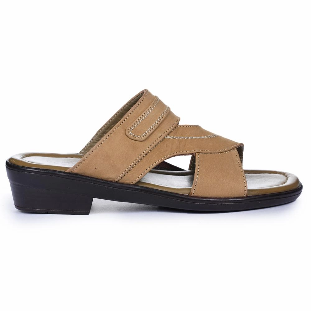 Coolers Casual Brown Slippers For Men 7153-37 By Liberty