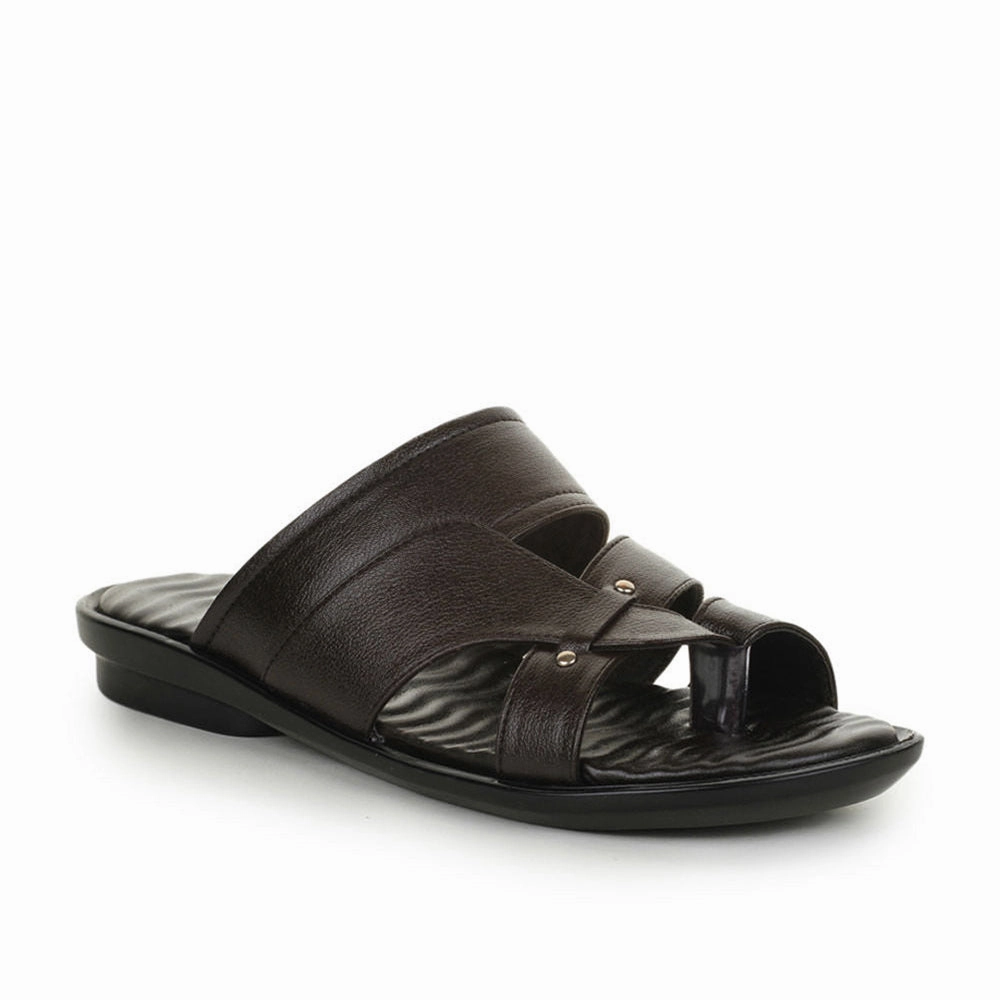 Coolers Casual Brown Slippers For Men TRL-113 By Liberty