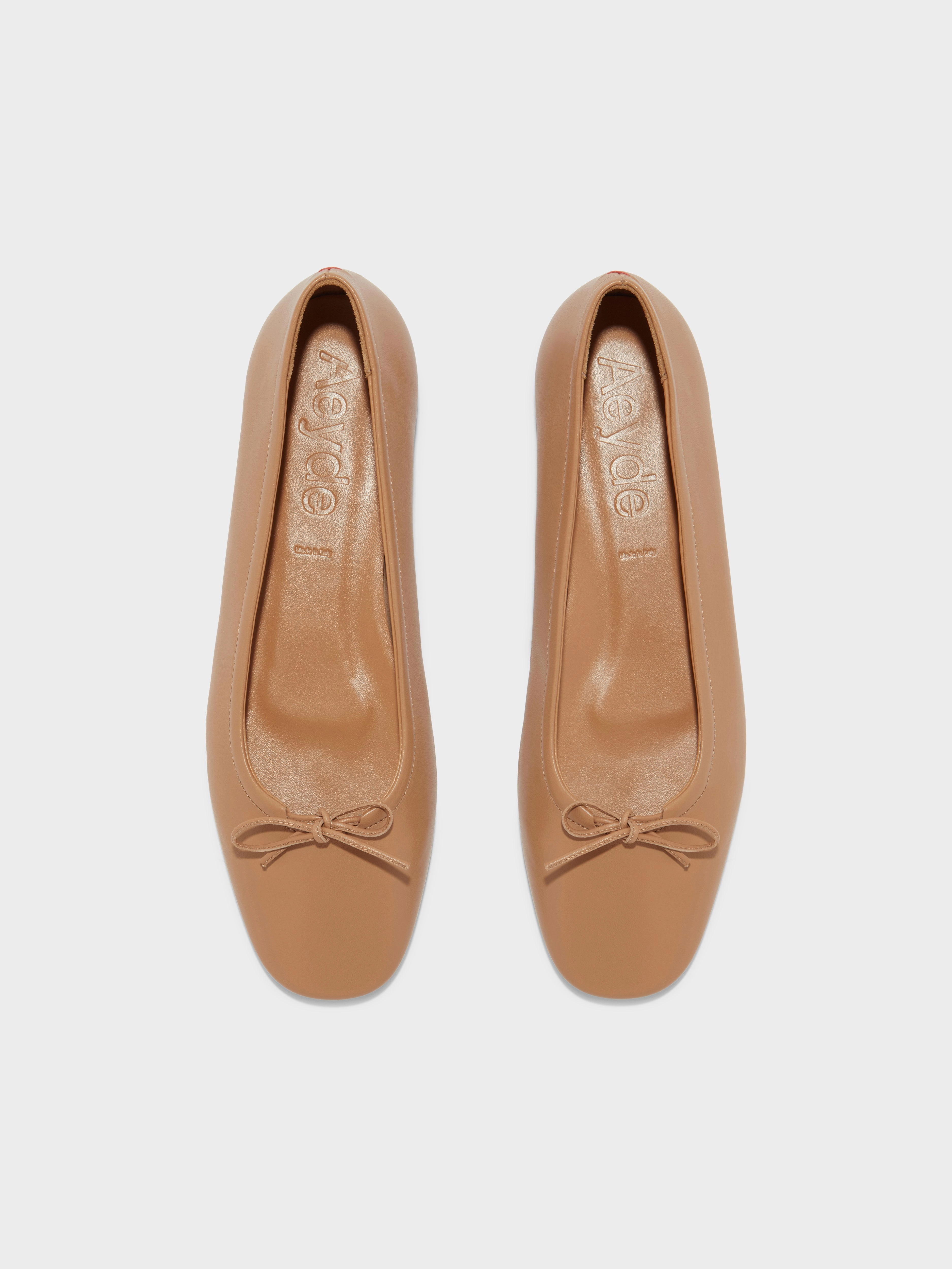 Delfina Leather Ballet Flats