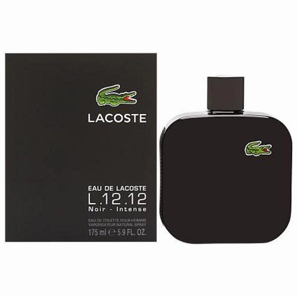 Eau de Lacoste L.12.12 NOIR INTENSE cologne men EDT 5.9 oz New in Box