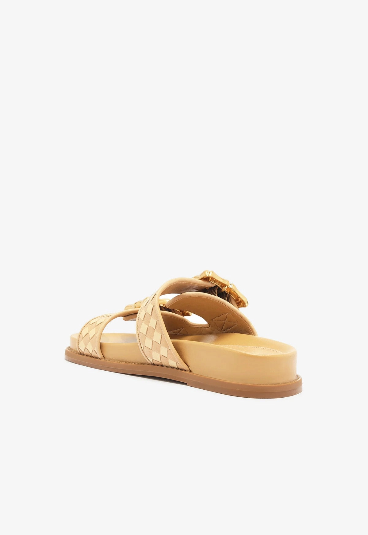 Enola Sporty Woven Leather Sandal