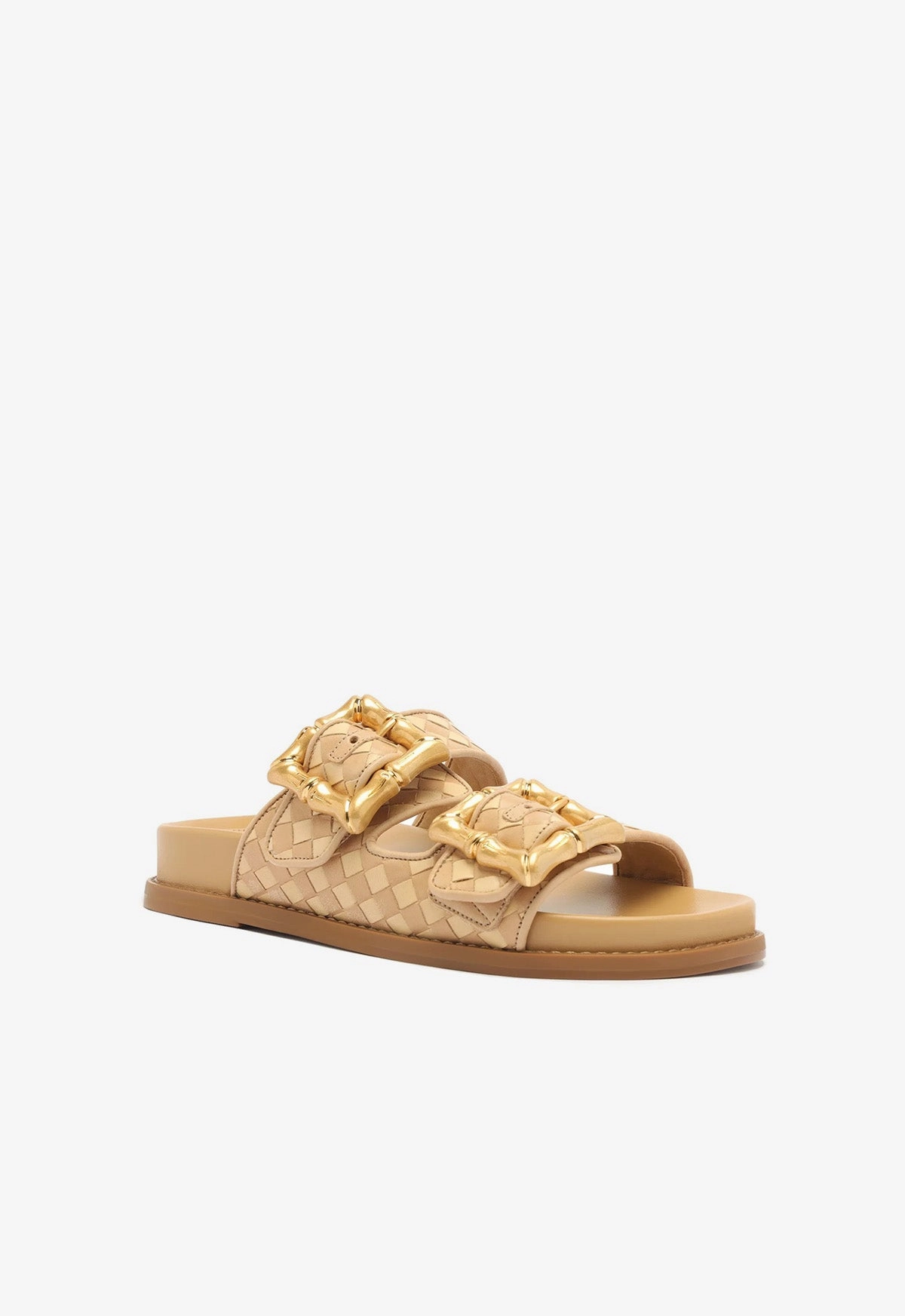 Enola Sporty Woven Leather Sandal