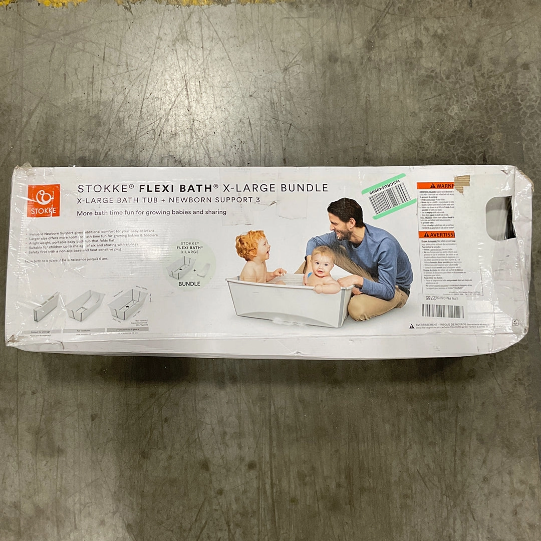 Flexi Baby Bath Bundle - White - XL
