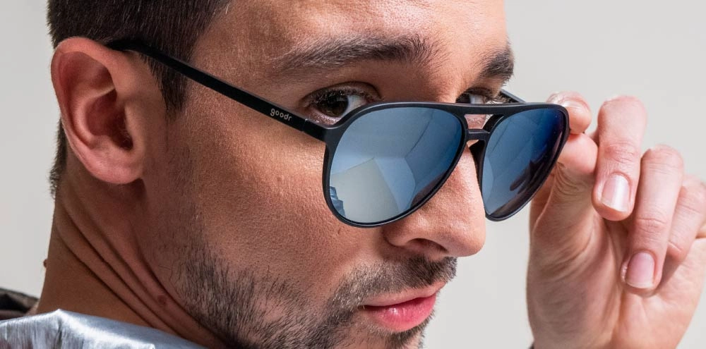 Goodr Mach G Sunglasses - Add The Chrome Package