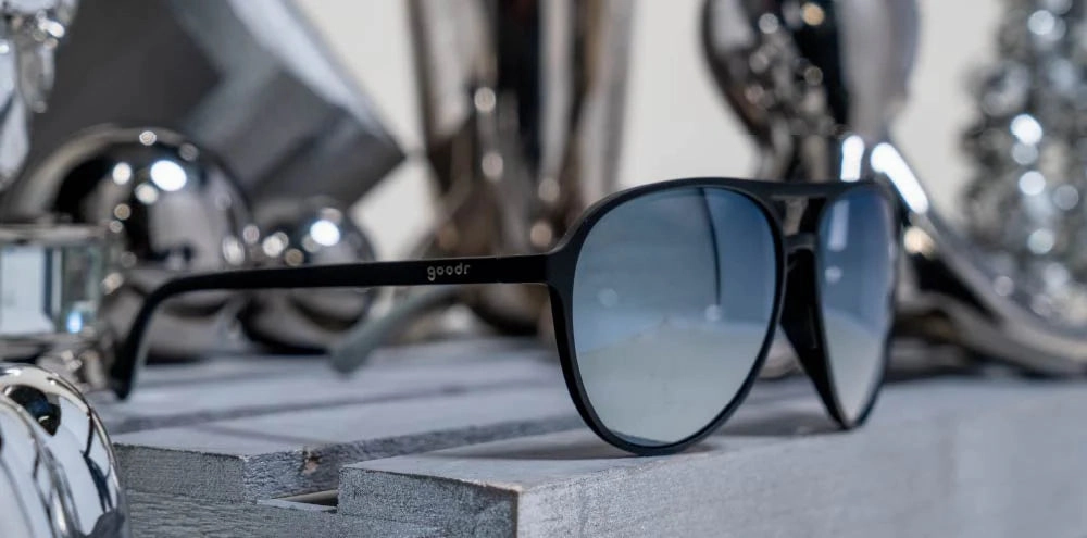 Goodr Mach G Sunglasses - Add The Chrome Package