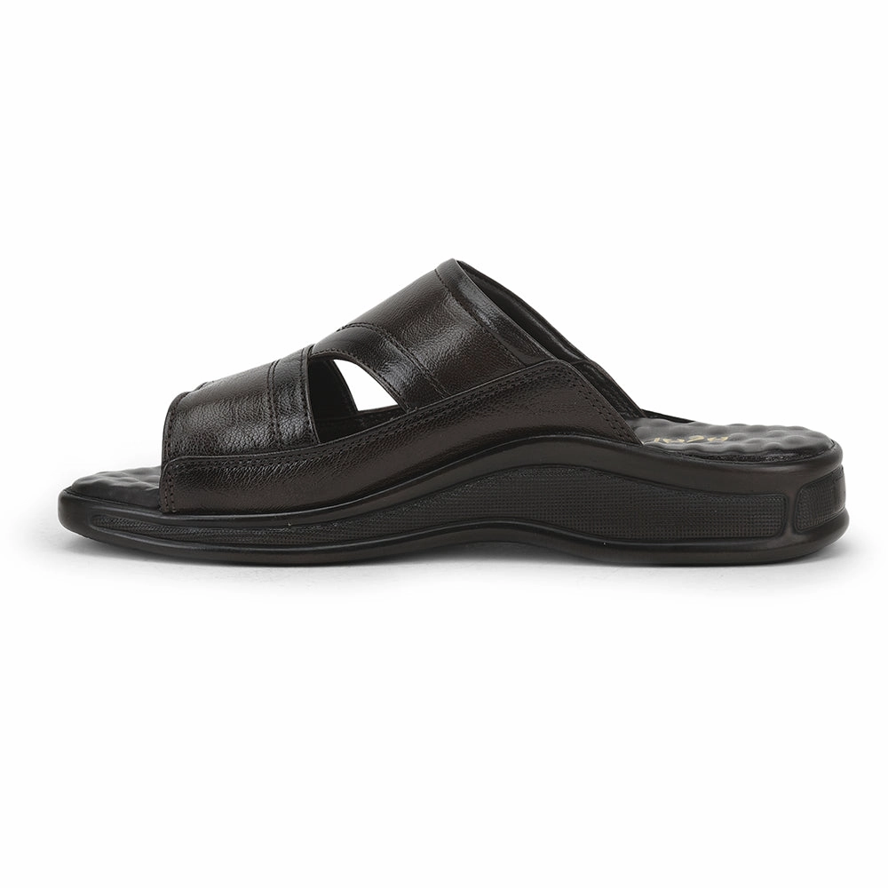 Healers Casual Slippers For Men (Brown) 2050-803D By Liberty