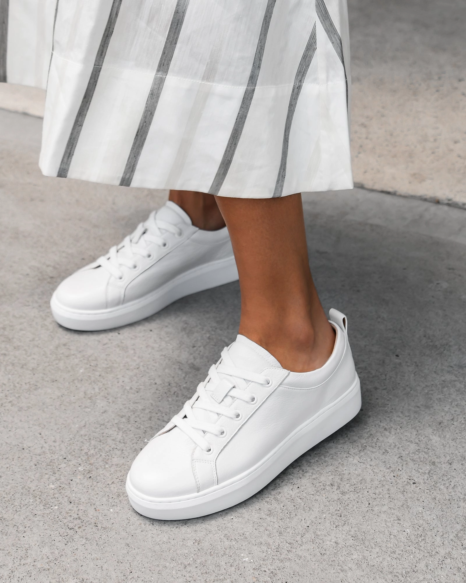 HILDA SNEAKERS WHITE LEATHER