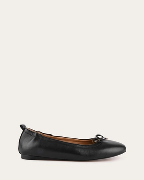 JOLIE CASUAL FLATS BLACK LEATHER
