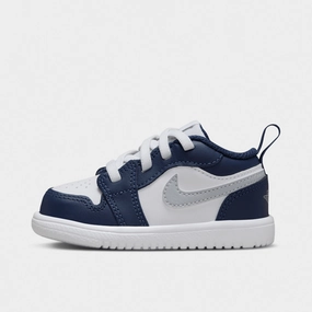 Jordan 1 Low Alt TD White / Wolf Grey - Midnight Navy